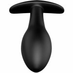 Pretty Love Korek anatomiczny silikonowy kotwica 8,5cm czarny medyczny