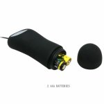 Pretty Love Plug wibracyjny 12 trybów czarny silikonowy z pilotem bezprzewodowym