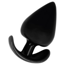 Addicted Toys Korek Intymny Silikonowy 11 cm Czarny - ergonomiczny, wodoodporny