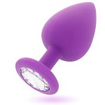 Intense SHELKI L anatomiczny korek lilac silikon medyczny rozmiar L
