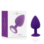 Intense SHELKI L anatomiczny korek lilac silikon medyczny rozmiar L