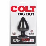 CalExotics COLT Big Boy silikonowy model anatomiczny czarny 6 cm, ergonomiczna podstawa