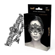 Coquette Chic Desire Szeroka Maska Koronkowa Czarna – elegancki model tekstylny