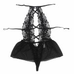 Subblime Mis Halter czarny koronkowy teddy L/XL z tiulową spódniczką