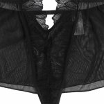 Subblime Mis Halter czarny koronkowy teddy L/XL z tiulową spódniczką