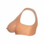 Hidden Desire Alter Ego Top silikonowy z modelowanymi piersiami E-Cup Flesh, elastyczny system