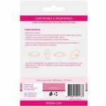 Bye Bra zaciski do biustonosza, 3 kolory, ergonomiczne klipsy, torba podróżna w zestawie