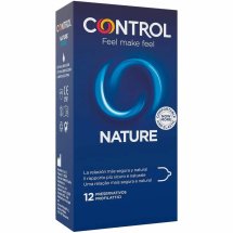 Control Adapta Nature 12 szt. – prezerwatywy lateksowe, gładkie, 54 mm, naturalny materiał