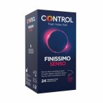Control Adapta Senso 24 sztuki prezerwatywy ultracienkie, anatomiczne, nawilżane 54 mm