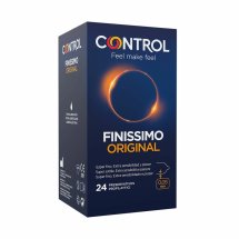 Control Finissimo 24 szt. ultracienkie prezerwatywy anatomiczne, nawilżane, lateksowe