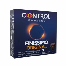 Control Finissimo 3 szt. prezerwatywy ultra cienkie, anatomiczne, lateksowe 54 mm