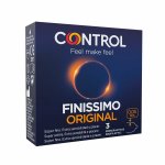 Control Finissimo 3 szt. prezerwatywy ultra cienkie, anatomiczne, lateksowe 54 mm