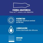 Durex Extra Safe 12 szt. prezerwatywy anatomiczne, zwiększona grubość, 56 mm