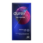 Durex Intense 12 szt. prezerwatywy z żebrowaniem i wypustkami, żel stymulujący