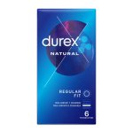 Durex Natural Classic 6 szt. prezerwatywy anatomiczne, naturalny lateks, 56 mm