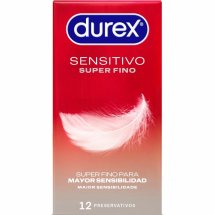 Durex Sensitive Total Contact 12 szt. ultracienkie prezerwatywy Sensi-Fit, 52 mm