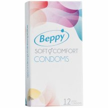 Beppy Comfort Lubricated 12 szt. prezerwatywy powiększony rozmiar, silikonowy środek