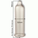 Pasante Cooling Sensation 144 szt. prezerwatywy chłodzące, prążkowana powierzchnia