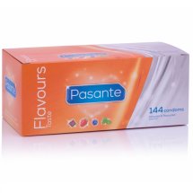Pasante Taste Mix 144 szt. prezerwatywy smakowe, kolorowe, różne warianty