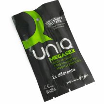 Unique MEGASEX 3 szt. prezerwatywy bezlateksowe, ULTRALUB, anatomiczne, polimer