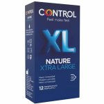 Control Adapta Nature XL 12 szt. prezerwatywy powiększone, lateksowe, 57 mm