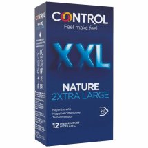 Control Nature XXL prezerwatywy anatomiczne 12 sztuk – extra duży rozmiar, technologia Close Feel