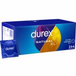 Durex Natural XL 144 szt. prezerwatywy powiększone, lateksowe, 56 mm