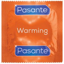 Pasante Calor 144 szt. anatomiczne prezerwatywy z efektem rozgrzewającym, prążkowane