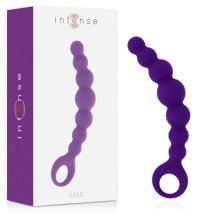 Intense Max Lilac – anatomiczne koraliki silikonowe, fioletowe, 8 elementów, 18,5 cm