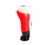 Crazy Bull Model X – baza anatomiczna z 12 trybami wibracji i mocowaniem, 28,3 cm