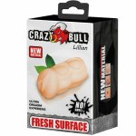 Crazy Bull Lillian – kompaktowa maszyna intymna TPR, anatomiczna tekstura, 13 cm