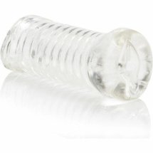 CalExotics Basic Essentials Tight Sleeve – elastyczny model intymny TPR z prążkowaną strukturą