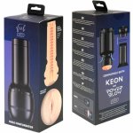 KIIROO Feel Stroker Neutralny – maszyna intymna kompatybilna z KEON, jasny kolor 22 cm