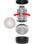 Jamyjob Tornado 360 Tech – automatyczna maszyna intymna z rotacją, 10 trybów, ładowanie USB