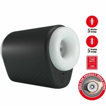 Pretty Love BM-00900T96 – intymna maszyna z wibracją, 5 trybów, czarna, manualny docisk