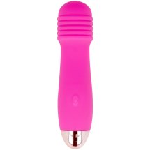 Dolce Vita Three – wibrujący masażer ładowalny, 7 trybów, różowy, silikon medyczny, 12,2 cm
