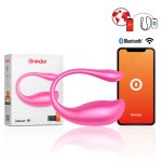ONINDER Nairobi jajeczko sterowane aplikacją, różowe, IPX7, Bluetooth, silikon medyczny