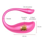 ONINDER Nairobi jajeczko sterowane aplikacją, różowe, IPX7, Bluetooth, silikon medyczny
