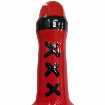 Condomerie Amsterdam Prezerwatywa Artystyczna Czerwona – Ręcznie Malowana, Lateksowa, unikat