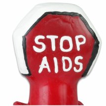CONDOMERIE Stop AIDS – Artystyczna prezerwatywa ręcznie malowana, edycja limitowana, kolekcjonerska