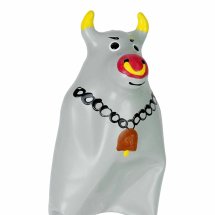Condomerie Grey Bull XL artystyczny model prezerwatywy ręcznie malowany, dekoracyjny