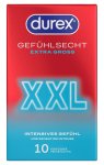 Durex Gefuhlsecht Extra Gross 10 szt. prezerwatywy XXL, anatomiczne, silikonowe