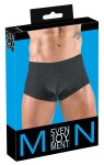 Svenjoyment Silver Pants S – spodnie męskie z połyskującego srebrnego lureksu, elastyczne, slim fit