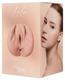 Alive Lola Realistyczna maszyna intymna TPE dwukanałowa, 14,9 cm, ergonomiczny kształt