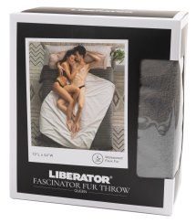 Liberator Fascynator Dwustronny koc ochronny szary/czarny 183x137cm z barierą hydrofobową