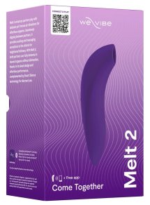 We-Vibe Melt 2 Purple intymny stymulator powietrzny, 13,8 cm, 12 poziomów, aplikacja