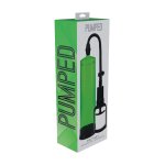 Pumped Basic Pump 2 Zielona – wodoodporna pompa prożniowa z ergonomicznym uchwytem