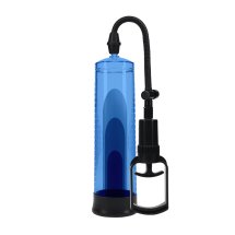 Shots Pumped Basic Pump 2 Niebieski – wodoodporny system prożniowy z przezroczystym cylindrem ABS