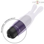 Intense Mini Bullet Violet – kompaktowy model wibracyjny IPX6, silikonowy 8,7x2,4 cm