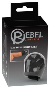 Rebel Glans Cup Trainer – silikonowy trenażer z 10 trybami wibracji i wyświetlaczem LED